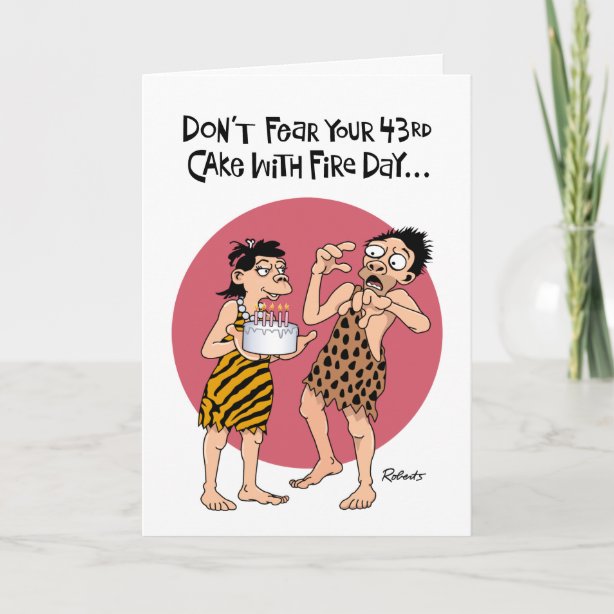 Funny 43rd Birthday Cards | Zazzle CA