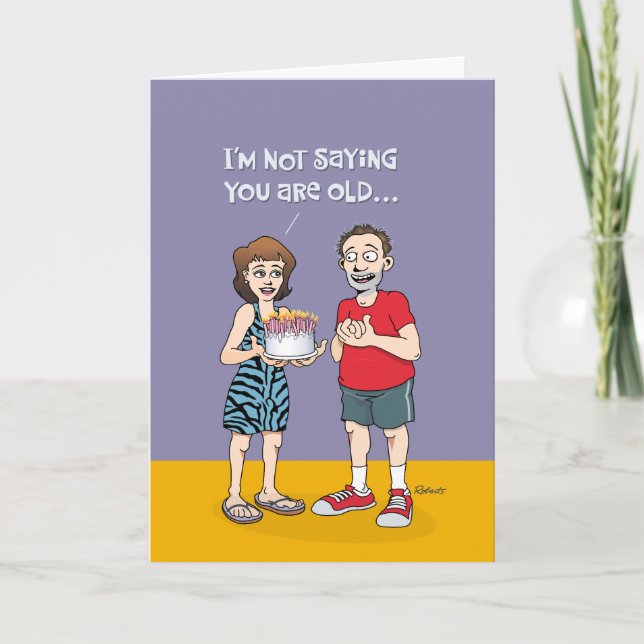 Funny 49th Birthday Card (Front)