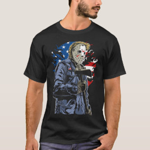 Funny 4th of July American Horror T-Shirt
