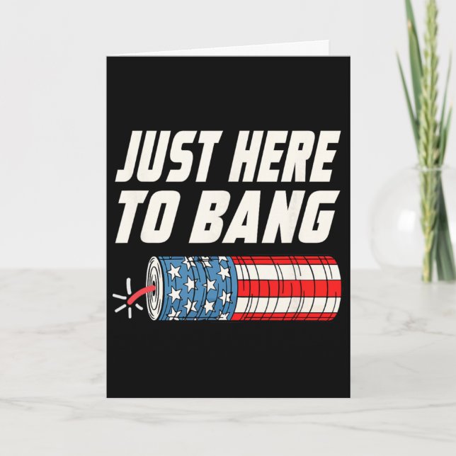 Funny 4th Of July  Card (Front)