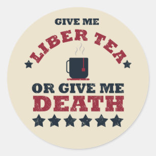 Funny 4th of july classic round sticker