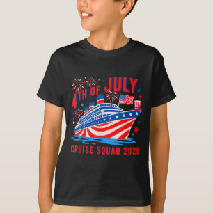 Funny 4th of july cruise squad 2026 summer T-Shirt