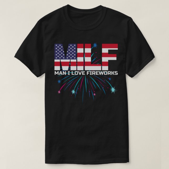 Funny 4th of July Gift Idea T-Shirt (Design Front)