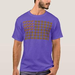 Funny 4th of July Hotdogs  Burger USA Flag T-Shirt