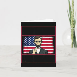 Funny 4th Of July Sipn On Liber-Tea Liberty Card