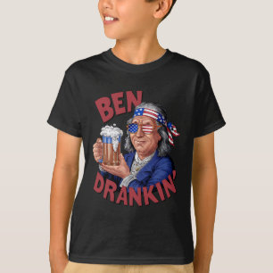 Funny 4th Of July Us President Party Franklin Ben  T-Shirt