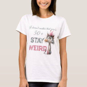 Funny 50 Plus Cat T-Shirt