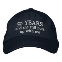 Funny 50e anniversaire Mens Casquette Casquette ca