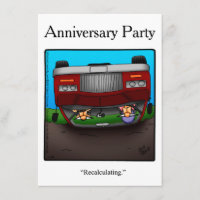 Funny 50th Anniversary Party Invitation