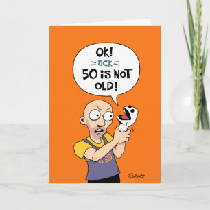 Funny 50th Birthday Card