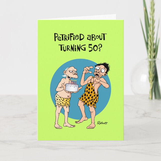 Funny 50th Birthday Card (Front)