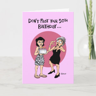 Funny 50th Birthday Card
