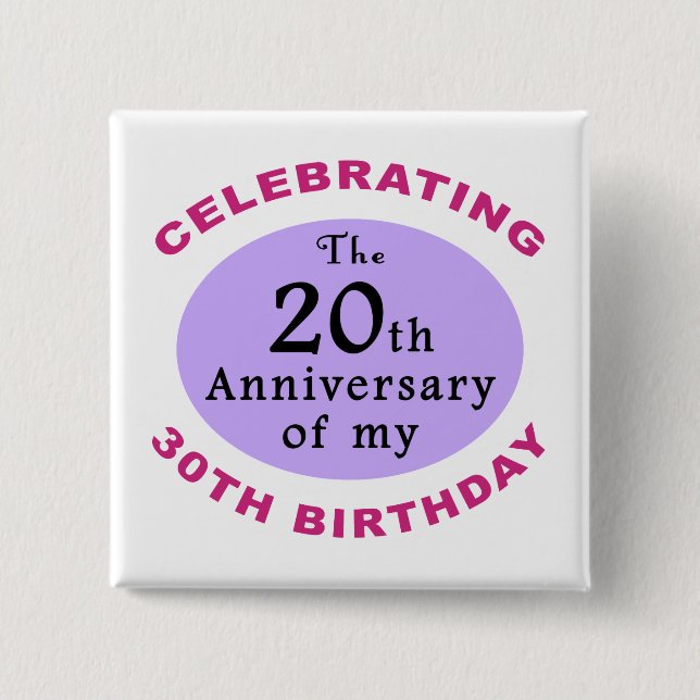 Funny 50th Birthday Gag Gifts 2 Inch Square Button (Front)