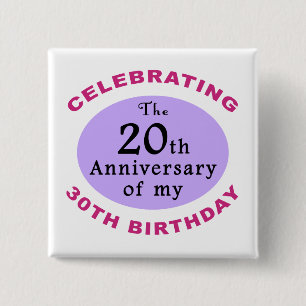 Funny 50th Birthday Gag Gifts 2 Inch Square Button