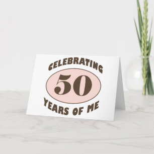 Funny 50th Birthday Gifts Card