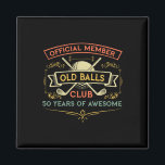 Funny 50th Birthday Old Club 50 Year Old Golfer  Magnet<br><div class="desc">Funny 50th Birthday Old Club 50 Year Old Golfer</div>
