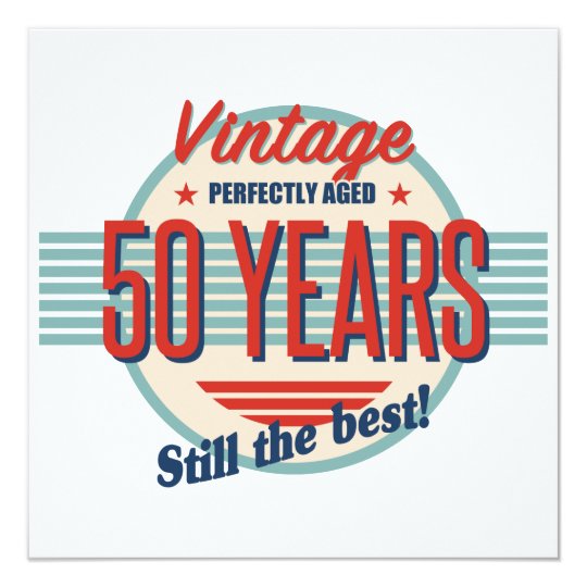 Funny 50th Birthday Old Fashioned Card