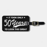 Funny 50th Birthday Retro Typography