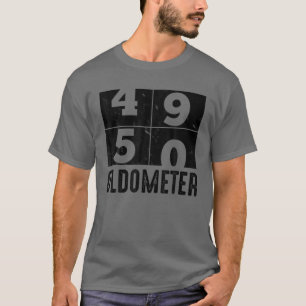 Funny 50Th Birthday Tee Oldometer Design 50 Years