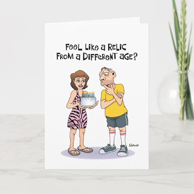 Funny 52nd Birthday Greeting Card (Front)