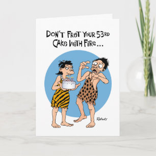 Funny 53rd Birthday Card