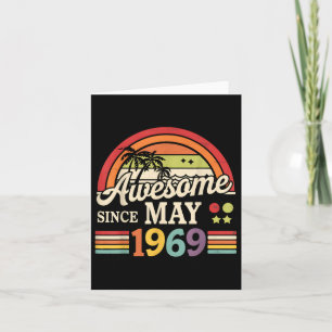 Funny 56 Years Old Vintage May 1969 56th Birthday  Card