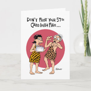 Funny 57th Birthday Card