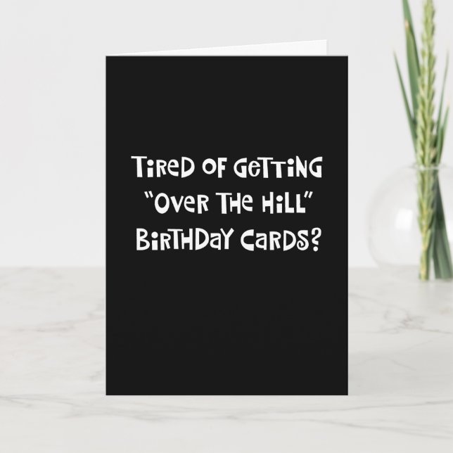 Funny 57th Birthday Greeting Card (Front)
