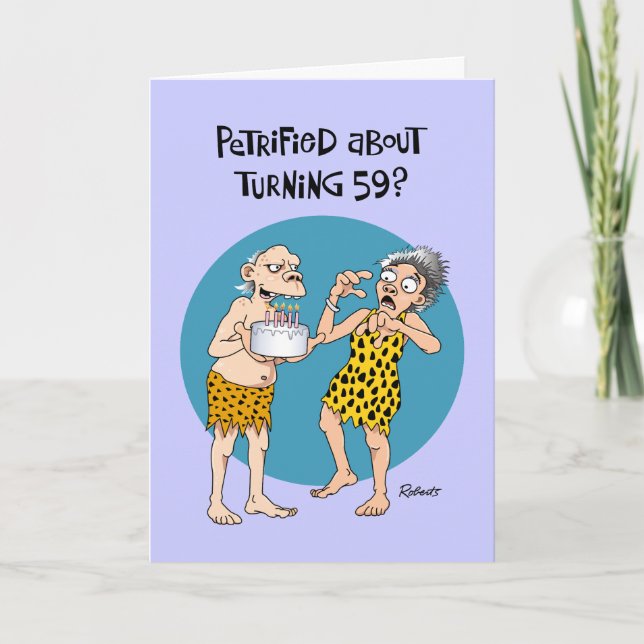 Funny 59th Birthday Card (Front)