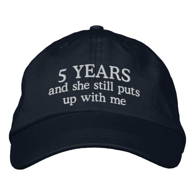 Funny 5e anniversaire Mens Casquette Casquette cad (Devant)