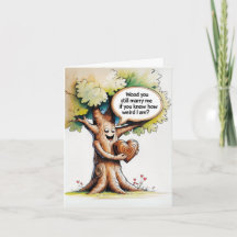 Funny 5e mariage carte anniversaire