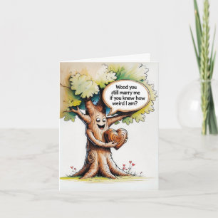 Funny 5e mariage carte anniversaire