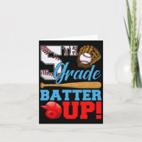Funny 5th Grade Batter Up Baseball First Day Of Sc