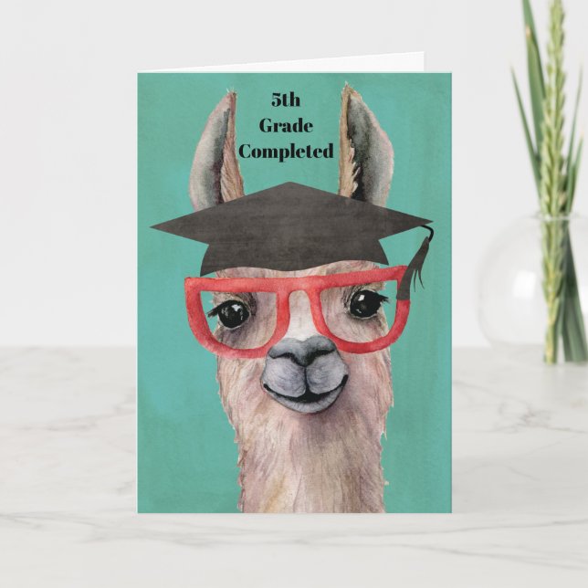 Funny 5th Grade Graduation Card (Front)