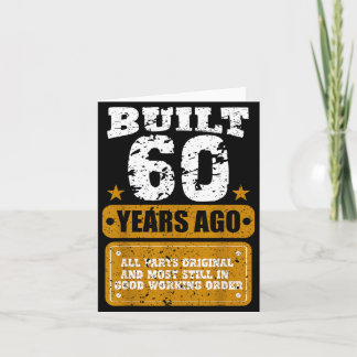 Funny 60th Birthday 60th Gifts 60 Year Joke Old Card