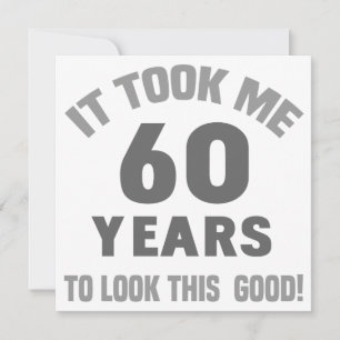 Funny 60th Birthday Card