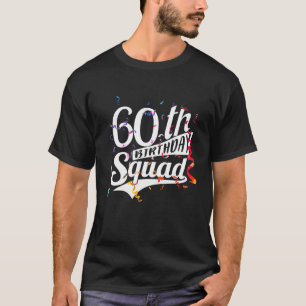Funny 60Th Birthday Gifts For Men Women 1961 Squad T-Shirt