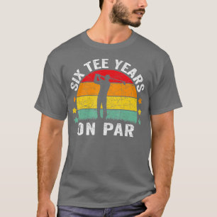 Funny 60th Birthday Golf Pun Retro Sunset 60 Year T-Shirt