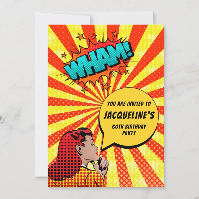 Funny 60th Birthday Invitation (Front)