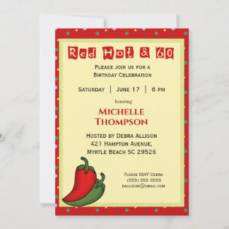 Funny 60th  Birthday Invitations