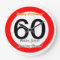 Funny 60th Birthday Joke 60 Road Sign Speed Limit