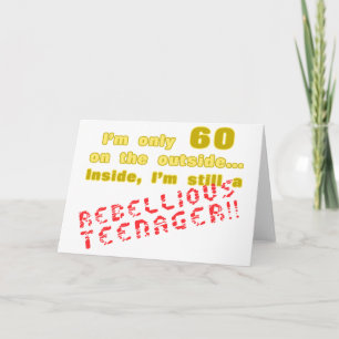 Funny 60th Birthday Present Card