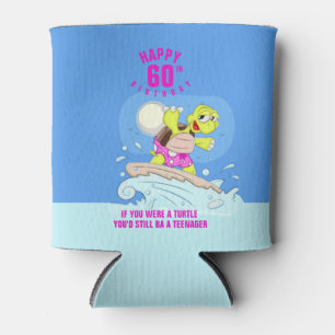 Funny 60th birthday quote can cooler