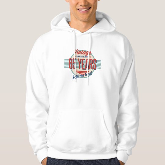 Funny 65th Birthday Old Fashioned Hoodie