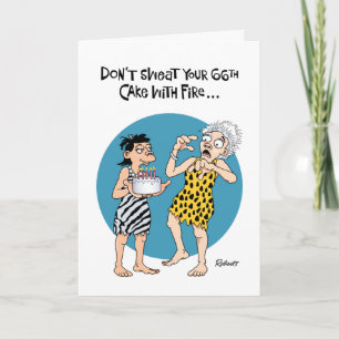 Funny 66th Birthday Card
