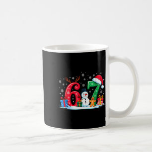 Funny 67 Christmas 6 7 Six Seven Meme 6 7 Matching Coffee Mug
