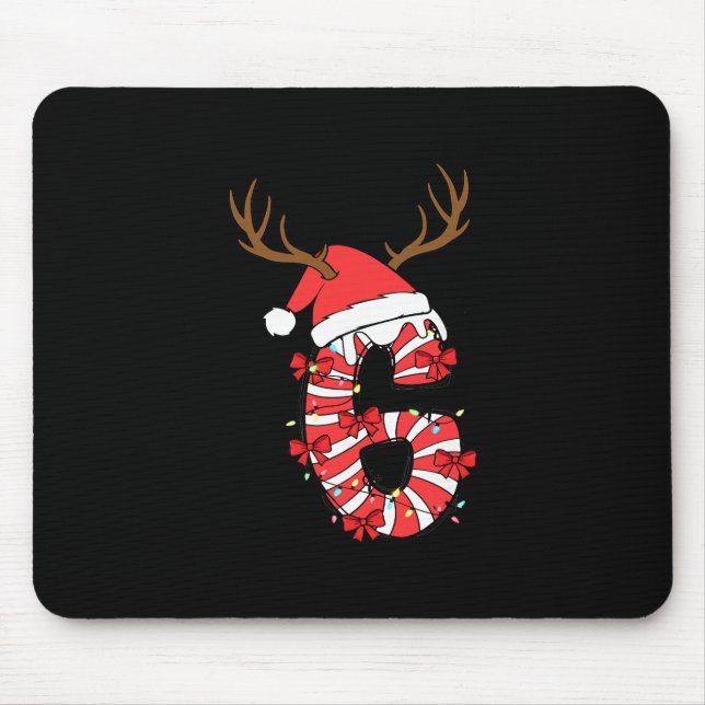 Funny 67 Christmas 6 7 Six Seven Meme 6 7 Matching Mouse Pad (Front)