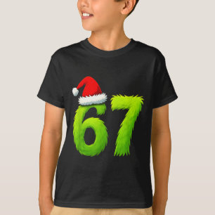 Funny 67 Christmas Six Seven Meme 6 7 Teens Boys G T-Shirt