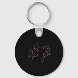 Funny 67 Hand Six Seven Meme Brainrot Christmas Xm Keychain