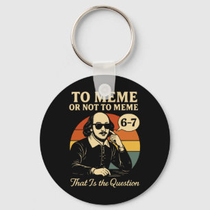 Funny 67 History Reading Teacher Literature 6 7 Me Keychain
